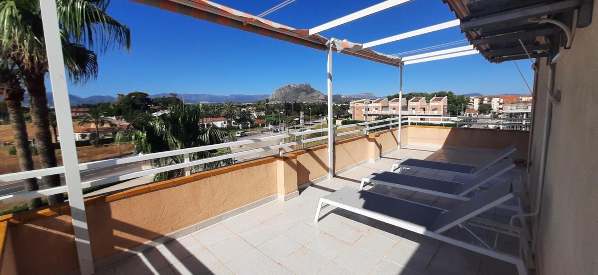 Atico En Urb Bahia De Denia De Vacaciones Mar Por Medio Lejlighed Eksteriør billede