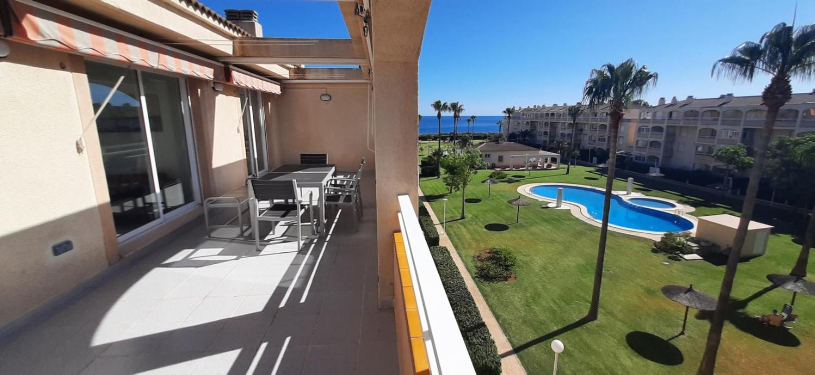 Atico En Urb Bahia De Denia De Vacaciones Mar Por Medio Lejlighed Eksteriør billede